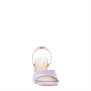 Carl Scarpa Peggy Leather Sling Back Mule Courts - Lilac